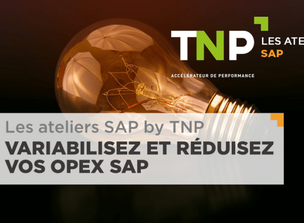 Les ateliers SAP by TNP // Variabilisez et réduisez vos OPEX SAP